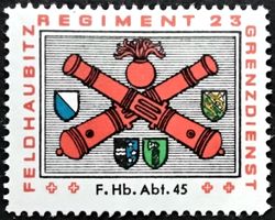 Soldatenmarke 2.WK, Feld Haubitzen Abt 45, Wi Art 250