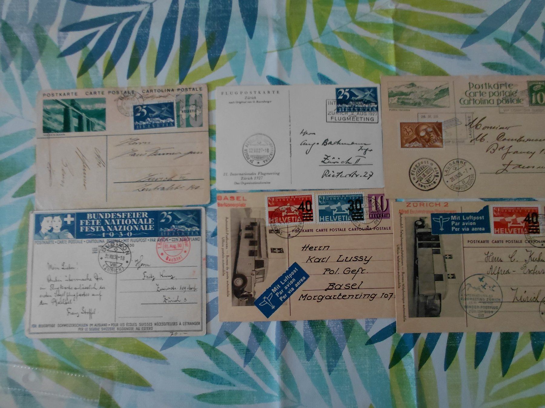Tous les timbres: Schönes Set Luftpostkarten – D'occasion à Horw par Onurb008