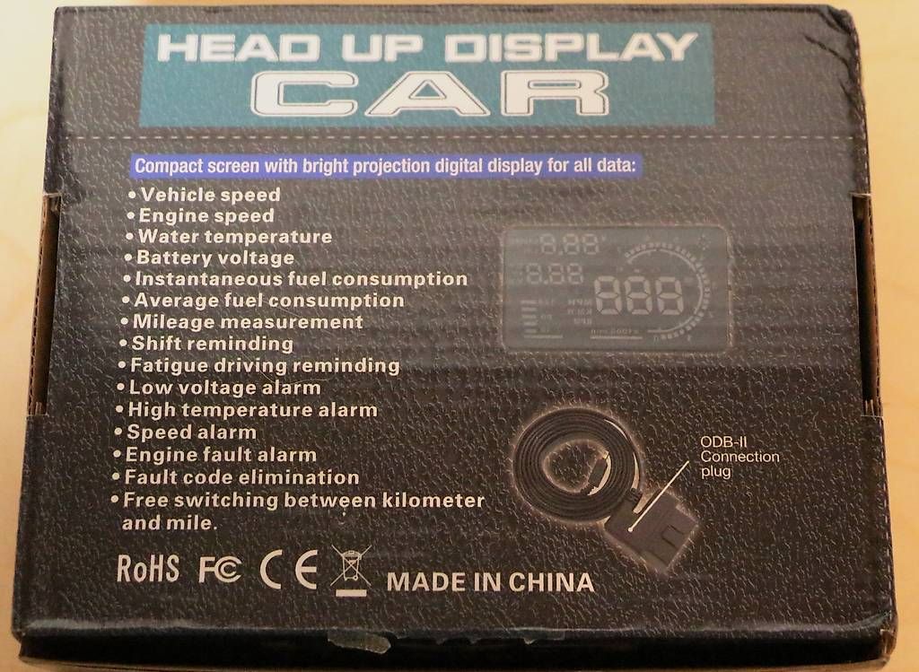 Sonstiges Fahrzeugzubehör: OBDII Head up Display – Gebraucht aus Mörschwil von Ferrari-V8 1