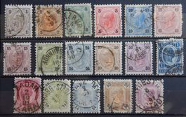 Österreich Kat. 50-66 gest. 1890/91 Kat. 47 Euro
