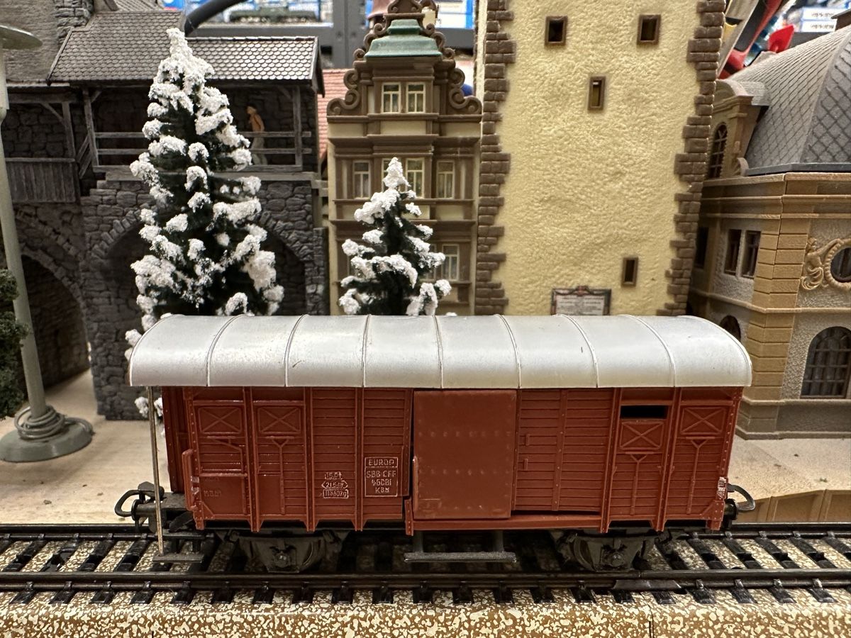 Märklin Modellini di ferrovie: Märklin 4606 SBB Güterwagen – Usato da Lupsingen venduto da New-Haven 1