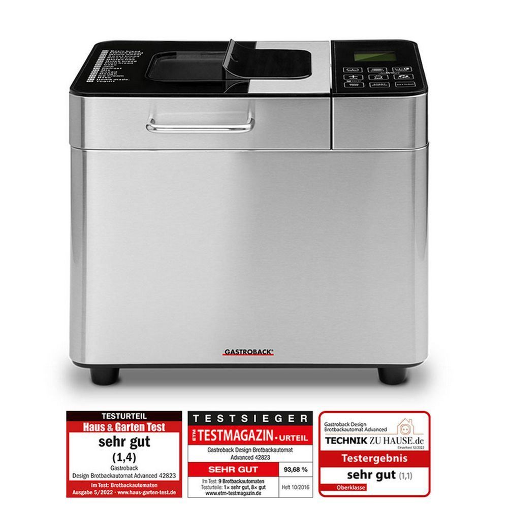 Elettrodomestici da cucina: Gastroback Design Brotbackautomat Advanced - 42823 – Nuovo e nell'imballaggio originale da Opfikon venduto da total-shop