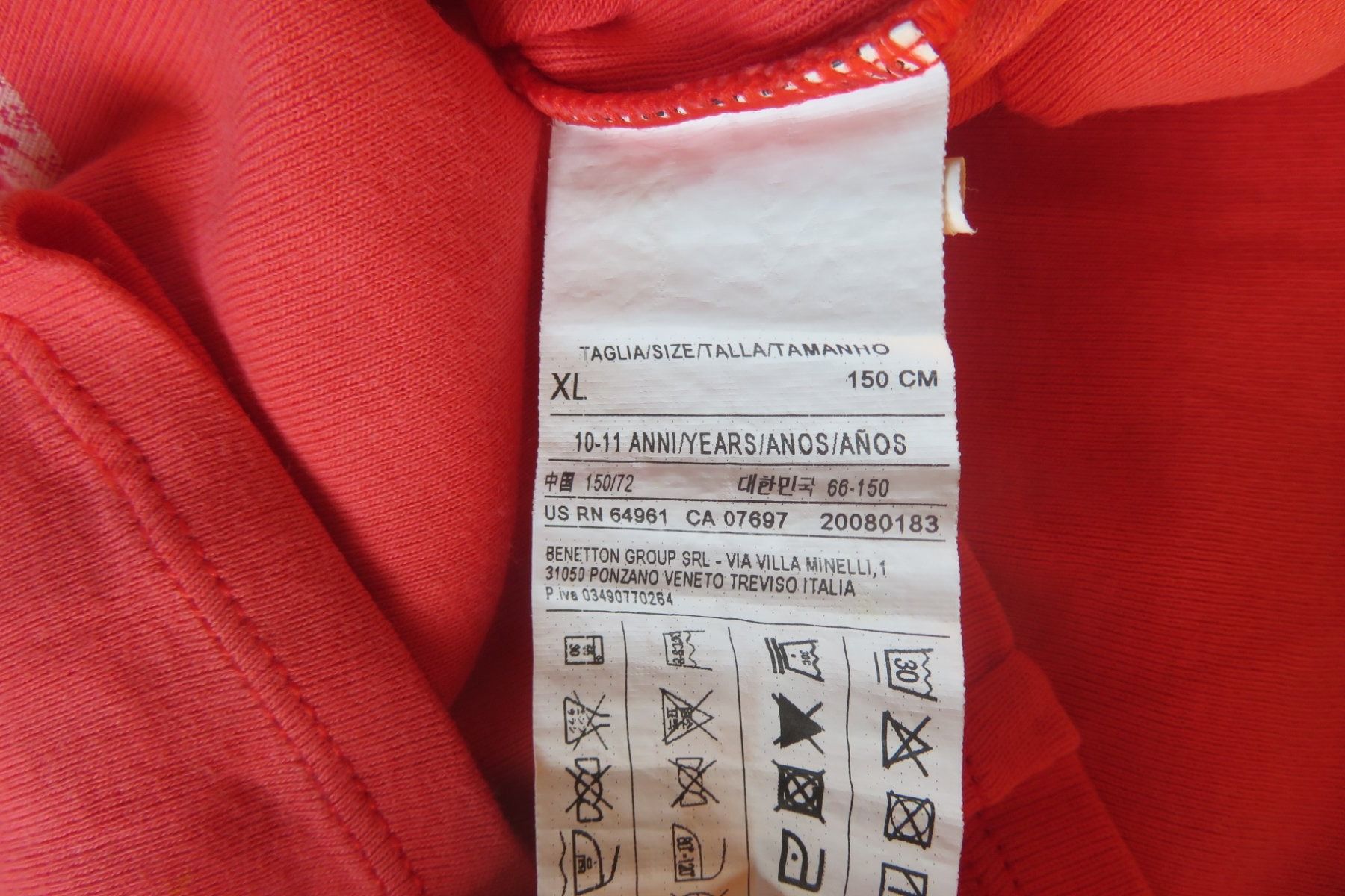 Benetton Camicette, T-shirt & Top: Benetton Langarmshirt Gr. 150 – Usato da Steckborn venduto da Bibendum02 3