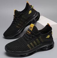 Sneaker schwarz/orange, Grösse 43 (Wie neu)