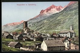 Hospenthal, Ortsansicht mit Spitzliberg