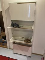 Schuhschrank Weiss mit 4 Klappen guter Zustand 48cm