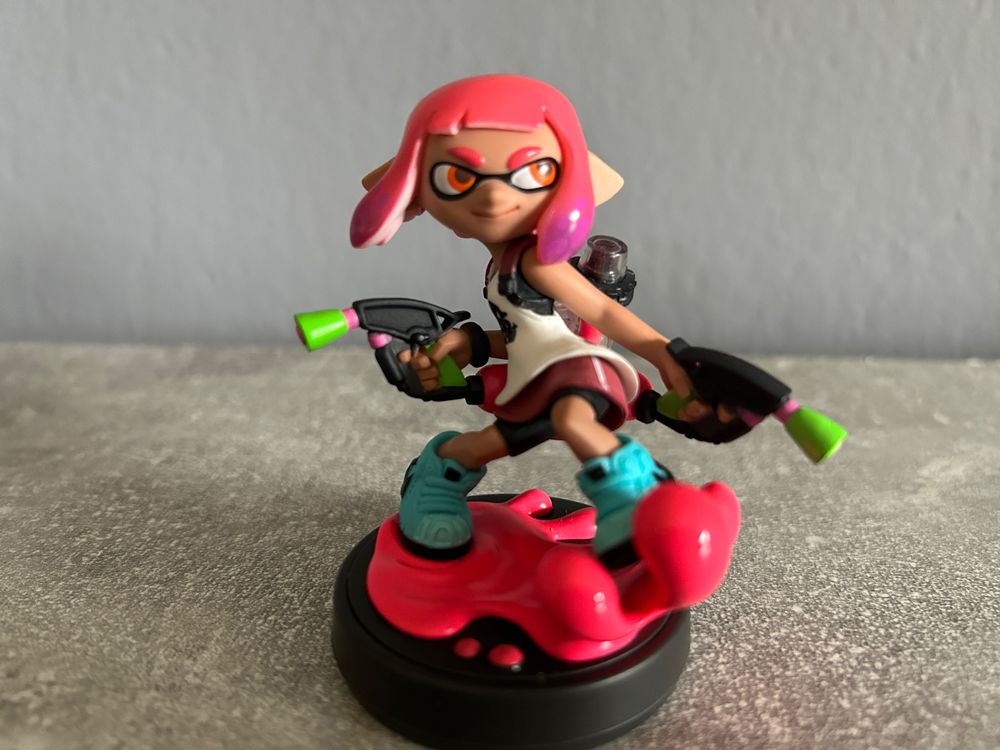 Inkling Girl Neon Pink Splatoon Amiibo Kaufen Auf Ricardo