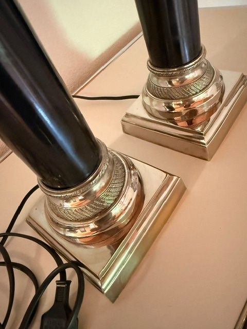 Lampen: Tischlampen silber/schwarz – Gebraucht aus Heiden von miriamj 4