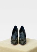 Orig. CELINE Arrow Pumps in Khaki Gr.38,5  NEU