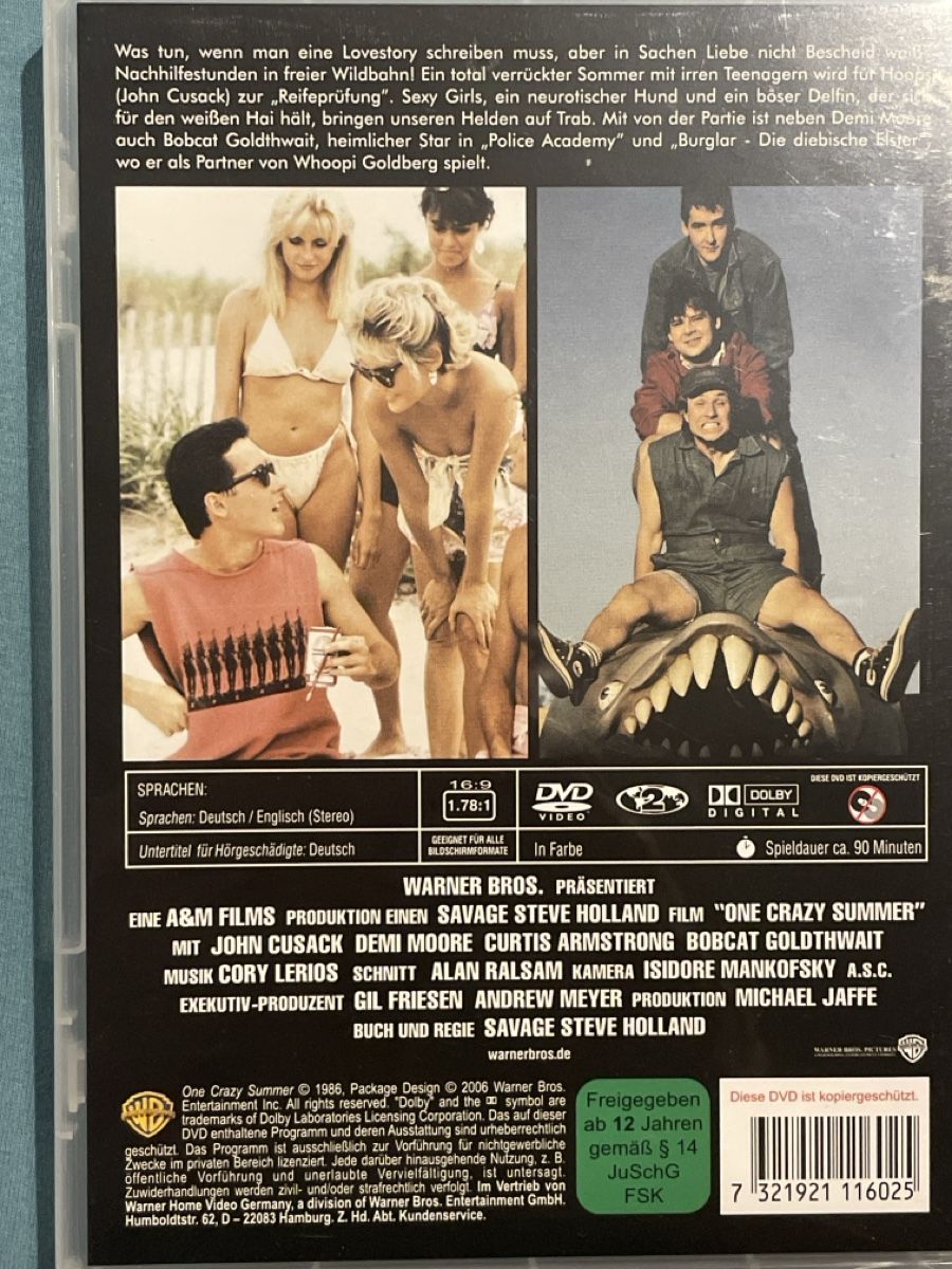 Tutti i DVDs: One Crazy Summer (1986)  selten! – Usato da Waldenburg venduto da Mimily33 1