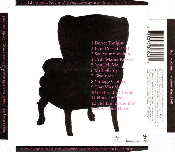 CDs: Paul McCartney MEMORY ALMOST FULL Pop Rock Classic Rock CD – D'occasion à Kandergrund par Sososo 1