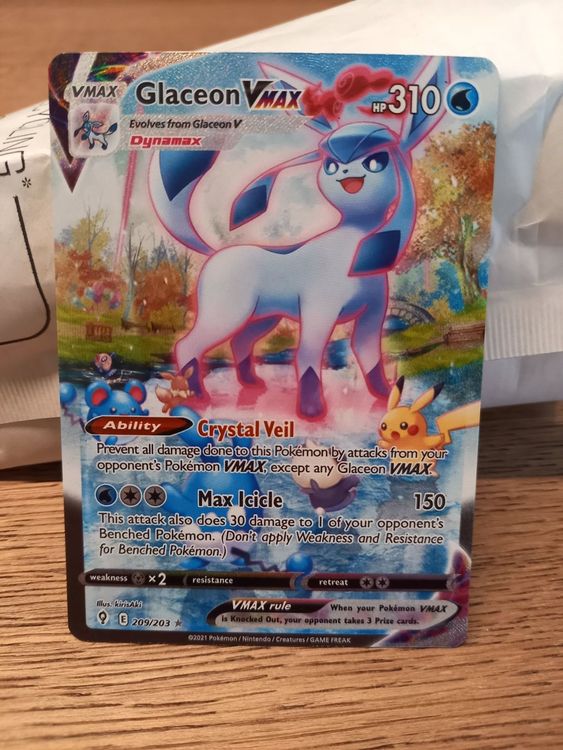 Glaceon Vmax Alt Art Kaufen auf Ricardo