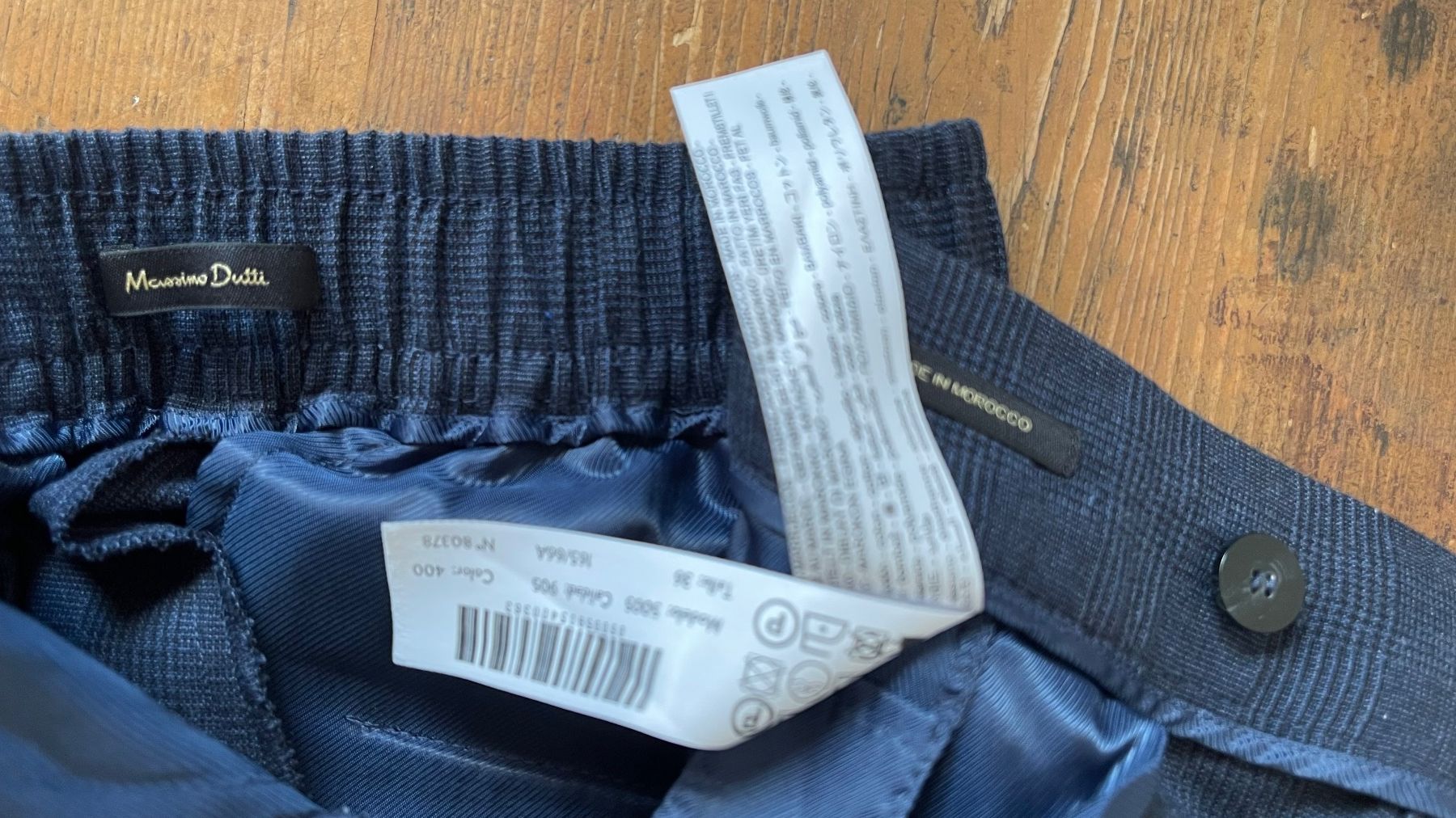 Massimo Dutti Hosen: MASSIMO DUTTI 36 S/NP120CHF Hose Kariert 97Cotton 2PE 1Elast – Neu (gemäss Beschreibung) aus Kölliken von Prscoo 7