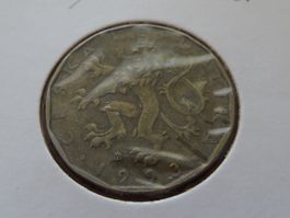 TCHEQUIE  20  Korun  1993