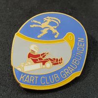 V621 - Pin Gogart Helm Kart Club Graubünden