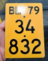 Mofanummer BL 79 TÖFFLINUMMER guter zustand!