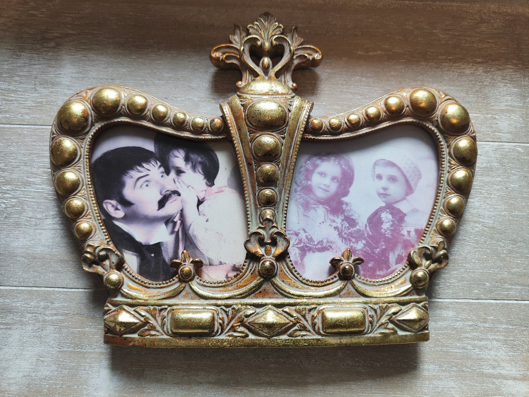 Cornici: Vintage Fotorahmen Krone Bilderrahmen – Usato da Hittnau venduto da vanescott