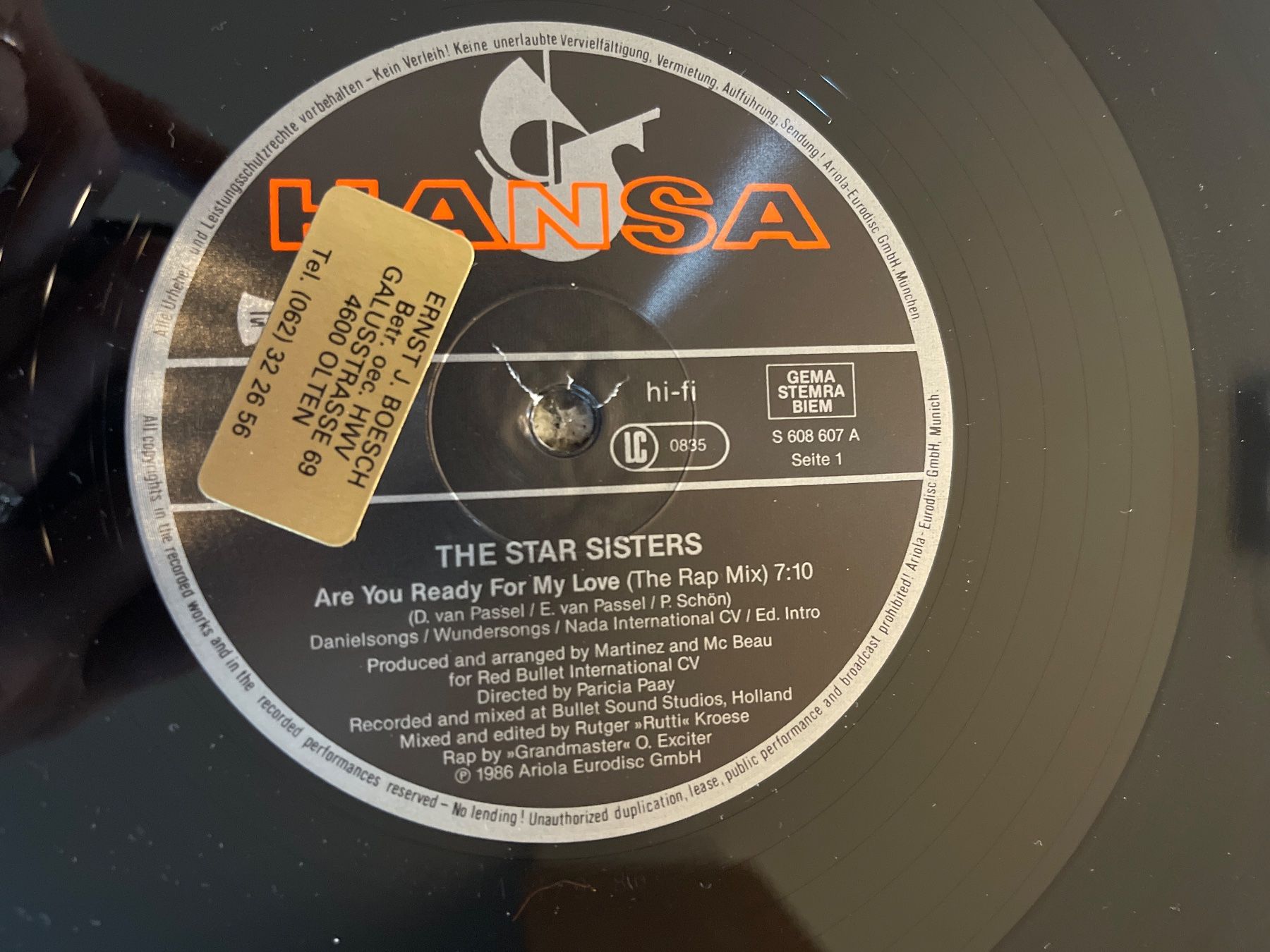 Dischi in vinile: A143/The Star Sisters - Are You Ready – Usato da Frutigen venduto da Philippe_jsp 2