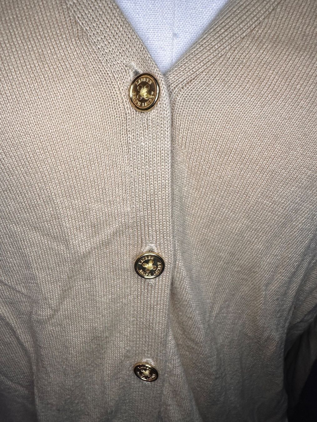 Ralph Lauren Maglioni & Felpe: Ralph Lauren Kardigan m beige – Usato da Pfaffhausen venduto da Klaras_second_hand 3