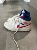 Jordan 1 Mid White Red Royal