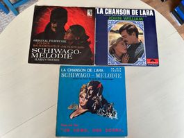 DOKTOR SCHIWAGO tolle Singles OMAR SHARIF JULIE CHRISTIE