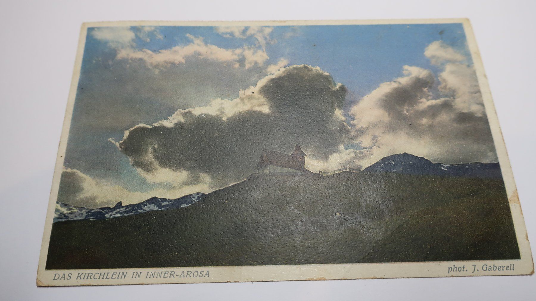 Cartoline postali: Das Kirchlein in Inner Arosa  1922 – Usato da Cormoret venduto da Pascalll2001 1