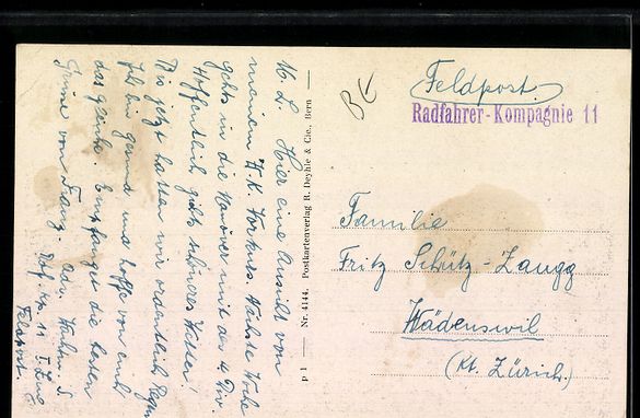 Cartoline postali: AK Grasswil, Teilansicht vom Ort – Usato da Berlin venduto da bartko-reher 1