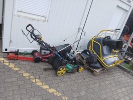 Rasenmäher Motorsäge Grasaufnahme Turbine