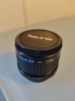 Telekonverter Tokina Doubler für Canon FD Bajonett schwarz