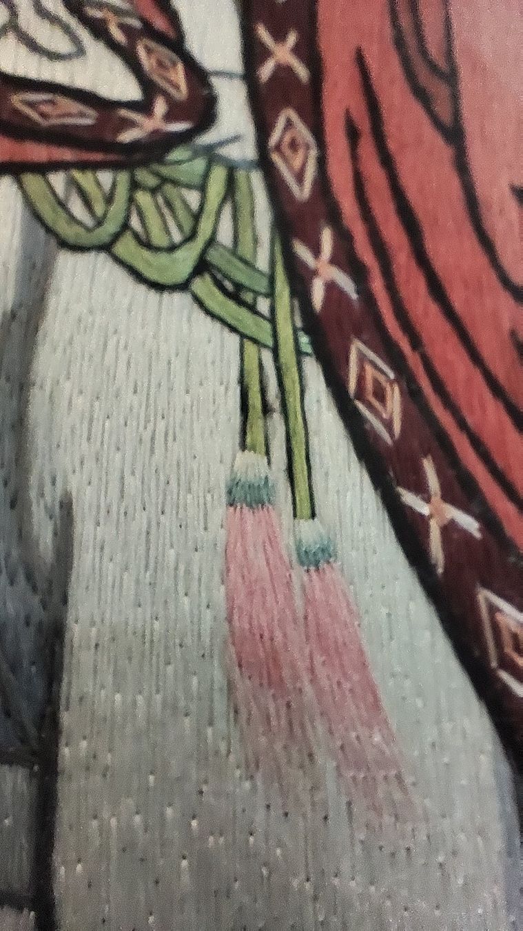 Foto & Immagini: seidengesticktes Wandbild chinesisch – Usato da Ruggell venduto da Martefilm 6