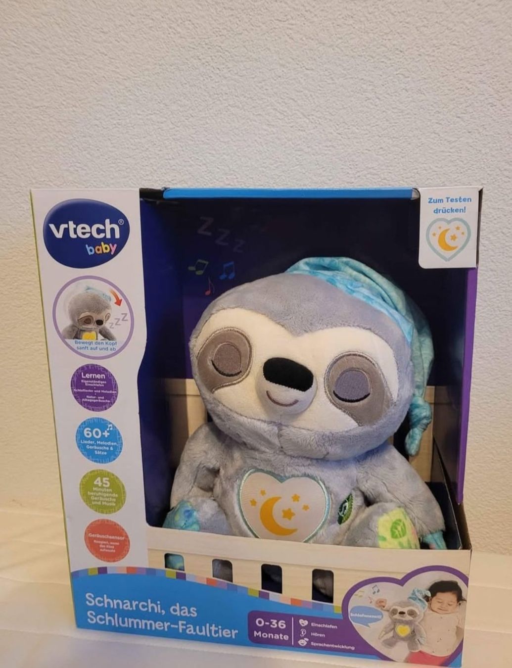 Vtech Giocattoli: Schnarchi, das Schlummer-Faultier – Nuovo e nell'imballaggio originale da Biel/Bienne venduto da ang_t57h