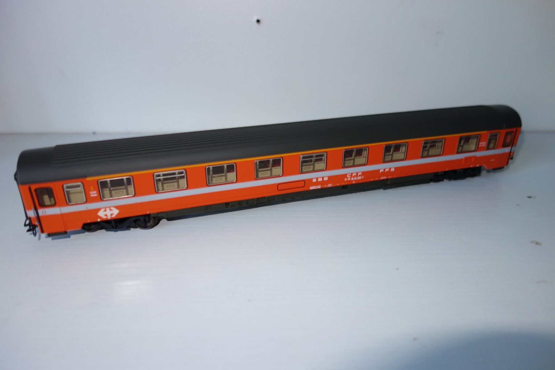 Roco Modellini di ferrovie: ROCO 54236D , SBB RIC,  WS,  Beleuchtung, OVP – Usato da Schachen b Herisau venduto da Locophon 1