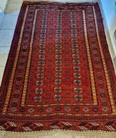 Antike pers teppich Bluch 190x130cm Wolle auf Wolle 