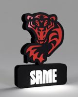 Lightbox lampe led Blanc et RGB SAME