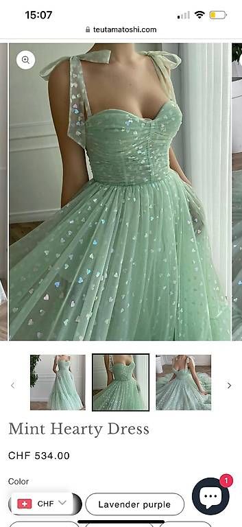 Vestiti: Teuta Matoshi Minty Hearty Abendkleid – Nuovo (secondo la descrizione) da Zufikon venduto da EmiliaSa