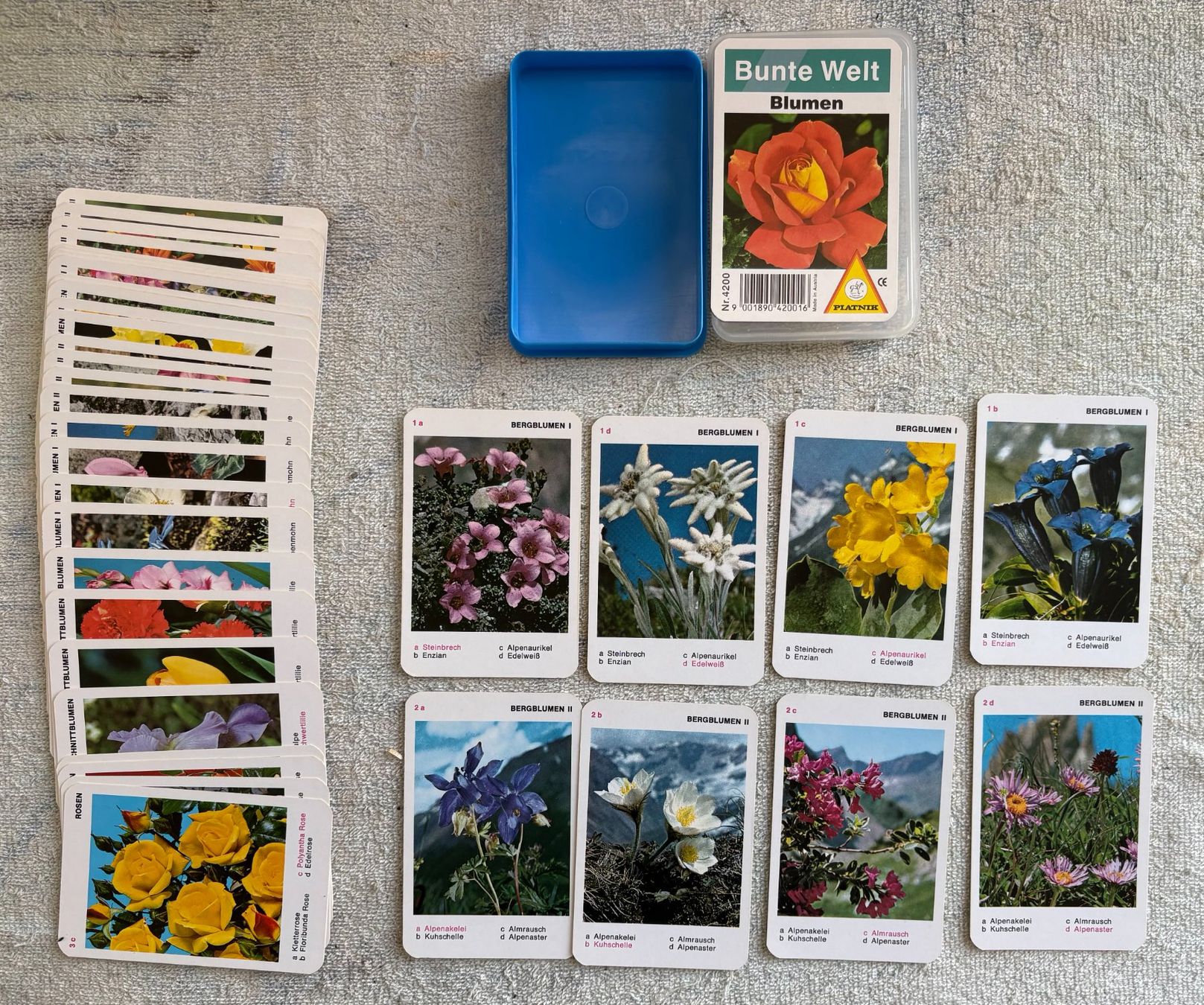 Giochi: QUARTETT BUNTE WELT BLUMEN – Usato da Ostermundigen venduto da Heavenmaus75 1