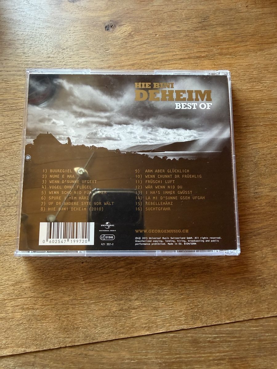 CD: CD von George neuwertig – Nuovo (secondo la descrizione) da Recherswil venduto da luca_v 1