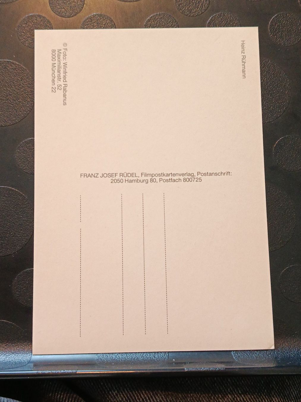 Autografi: Heinz Rühmann - handsignierte Autogrammkarte – Usato da Menziken venduto da Artographs 1