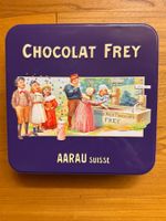 Blechdose Chocolat Frey, Sammelbüchse Nostalgie Dose