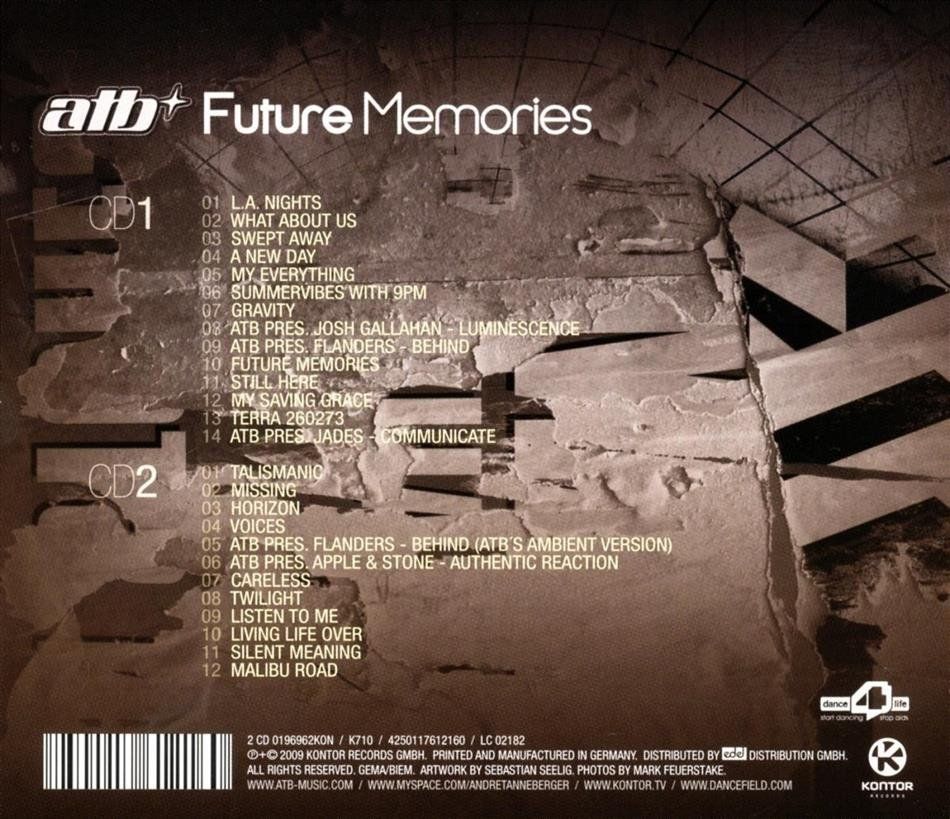 CDs: Atb - Future Memories (2 CDs) – Gebraucht aus Uzwil von visions77 1