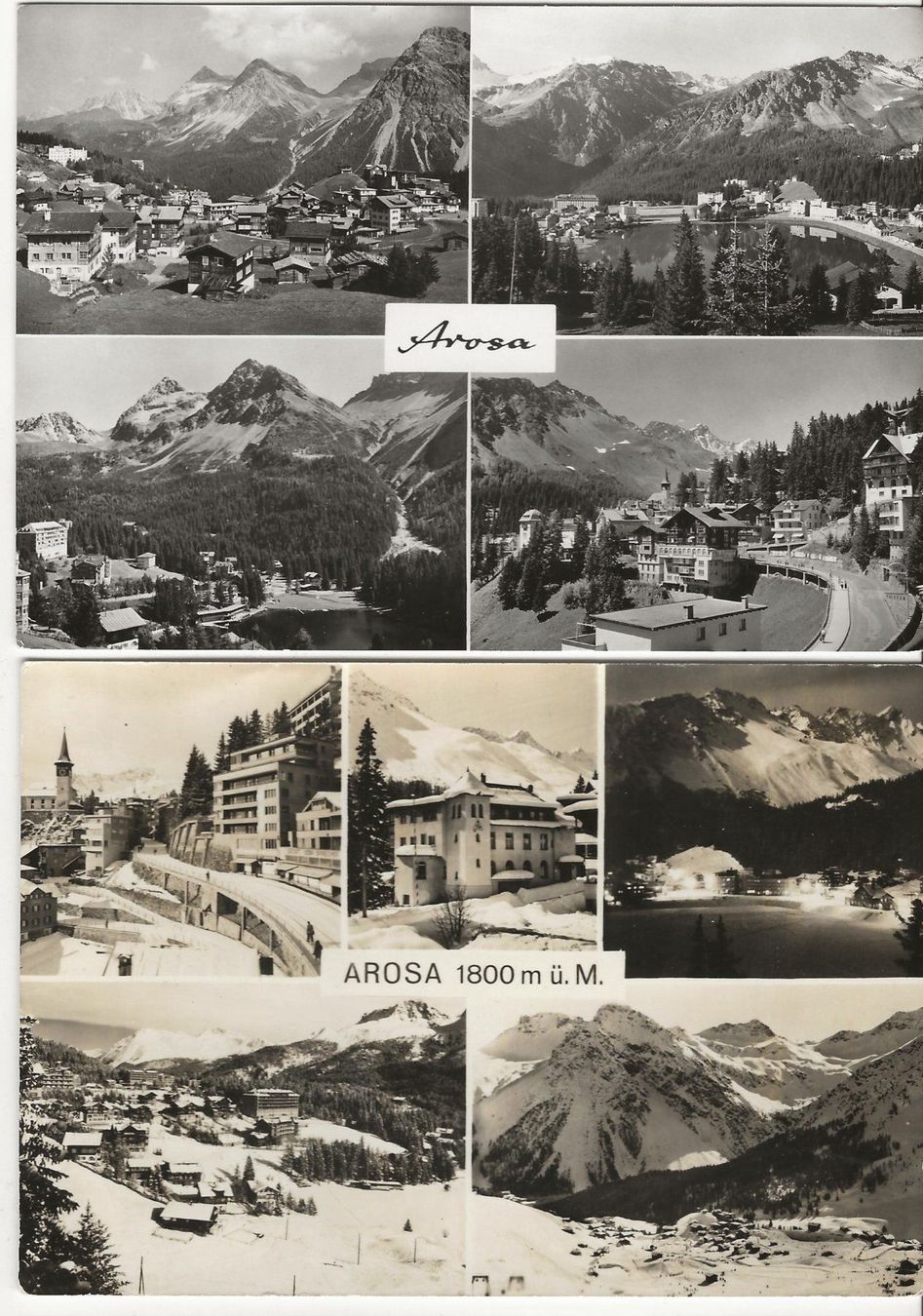 Cartoline postali: 2 AK Arosa – Usato da Frauenfeld venduto da Merk52