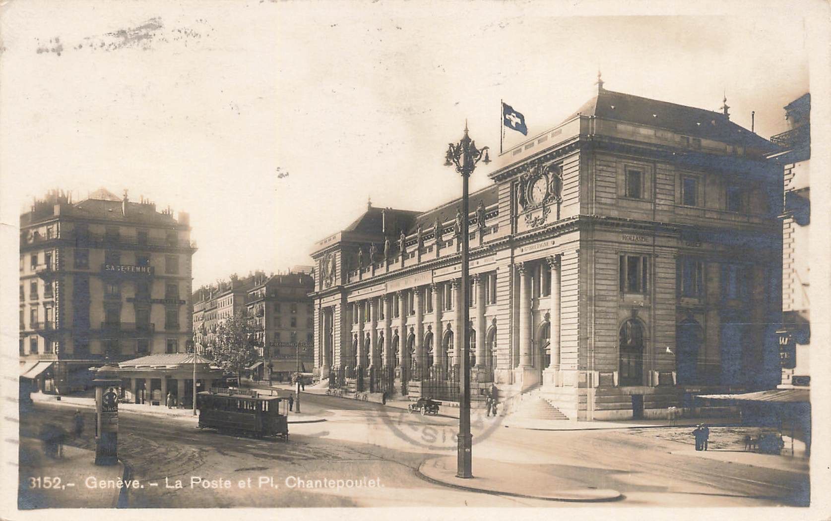 Cartoline postali: Geneve Tram Straßenbahnen – Usato da Biasca venduto da Blenio71