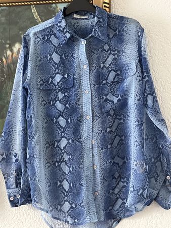 Equipment Femme Seidenbluse gereinigt Top Gr 36