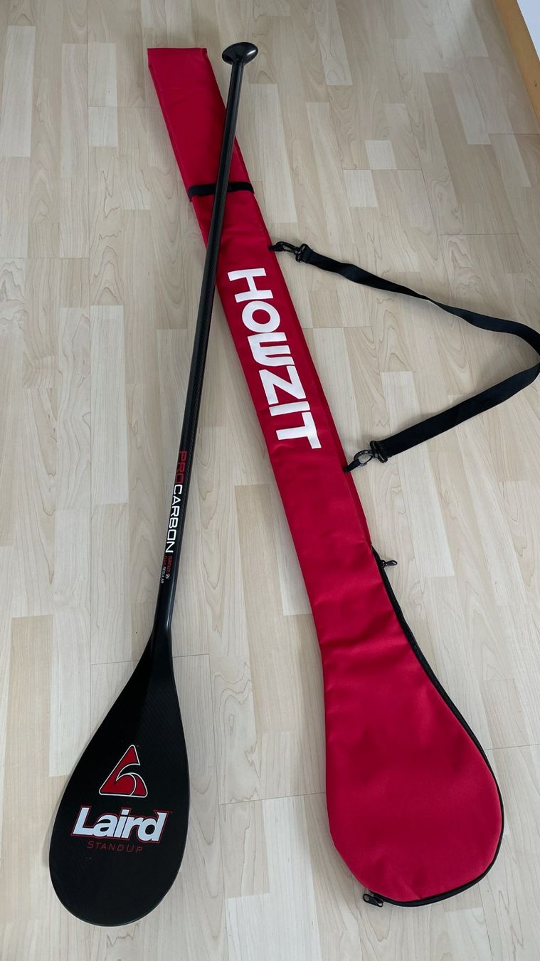 Gommoni, kayak & canoe: Laird SUP Paddle Carbon mit Hülle – Usato da Huenibach venduto da Pingping1