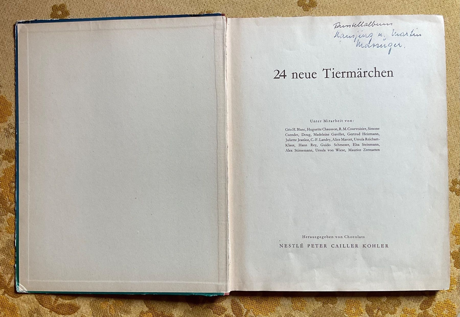 Libri: 24 neue Tiermärchen von 1953 ? – Usato da Endingen venduto da nathan05 2