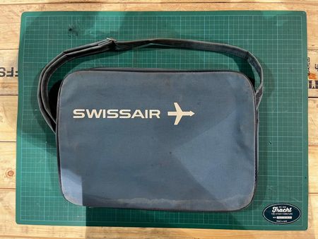 SWISSAIR Umhängetasche ( Vintage / Aero / Swiss / Flieger )