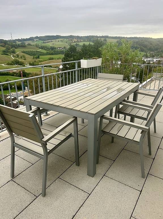 Ikea Set di tavolo e panche: Ikea Gartenmöbelset grau – Usato da Birmensdorf ZH venduto da ani_8lcd
