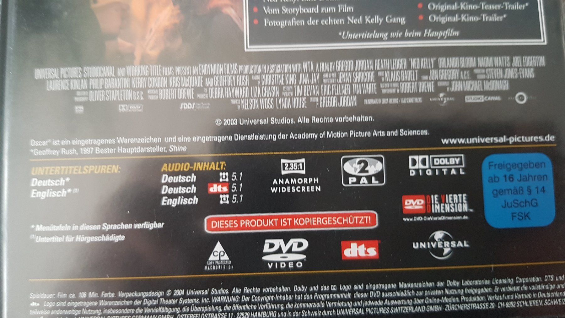 Tutti i DVDs: DVD Gesetztlos / Heath Ledger – Usato da Oetwil am See venduto da fineli2 1