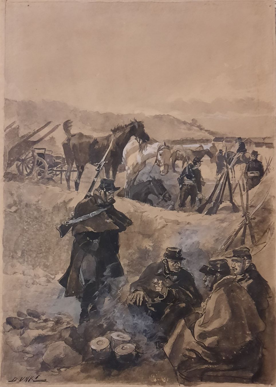 Dipinti: LOUIS DUNKI 1856 - 1915 – Usato da Genève venduto da Enigme8