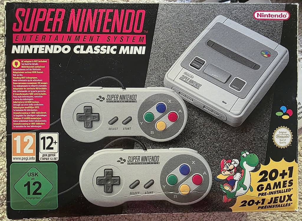 Console: Nintendo Classic Mini: Super Nintendo + 2 Controller + OVP – Usato da Embrach venduto da sch_vd7b 2
